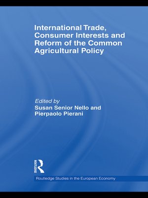 cover image of International Trade, Consumer Interests and Reform of the Common Agricultural Policy